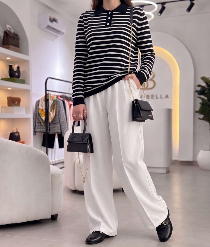 Pantalon femme carré