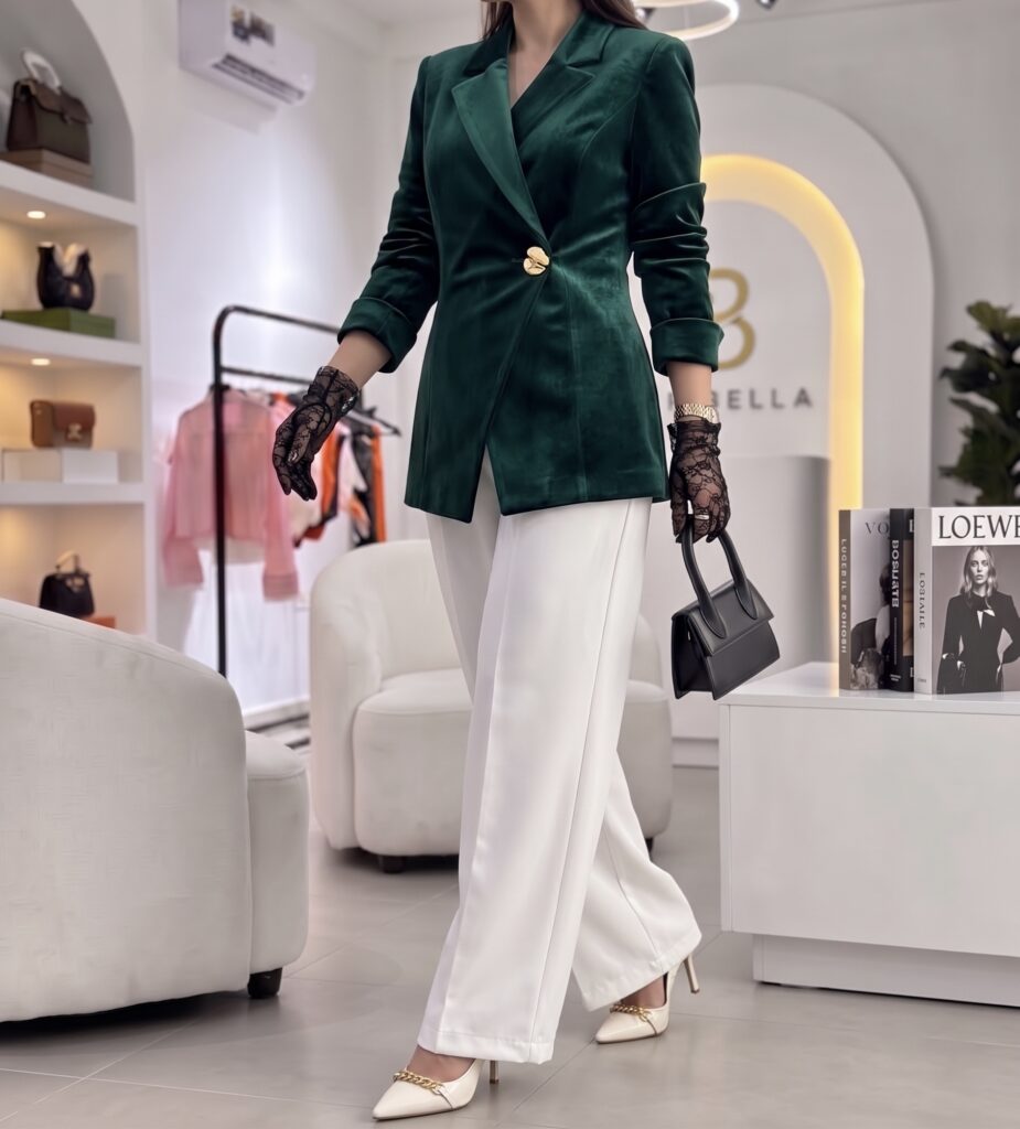 Pantalon femme carré