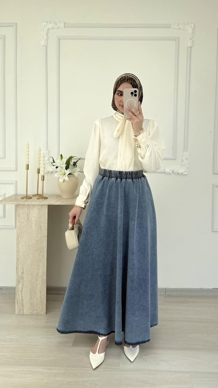 Jupe en denim L’esmella