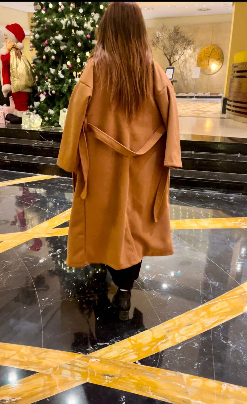 Manteau femme en cashemire model 2025