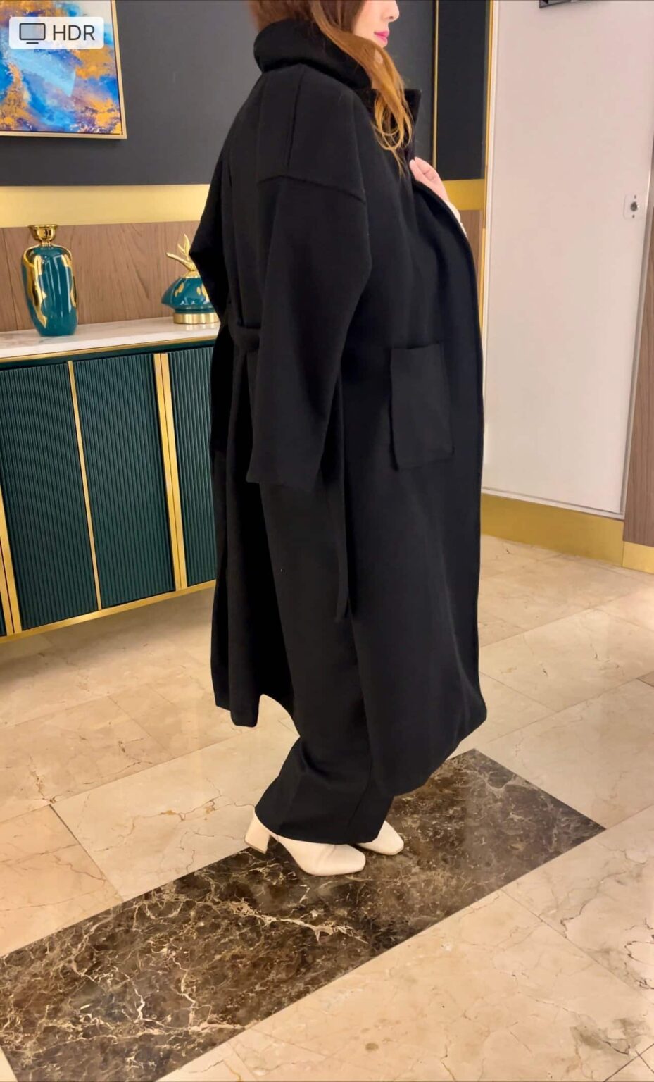 Manteau femme en cashemire model 2025