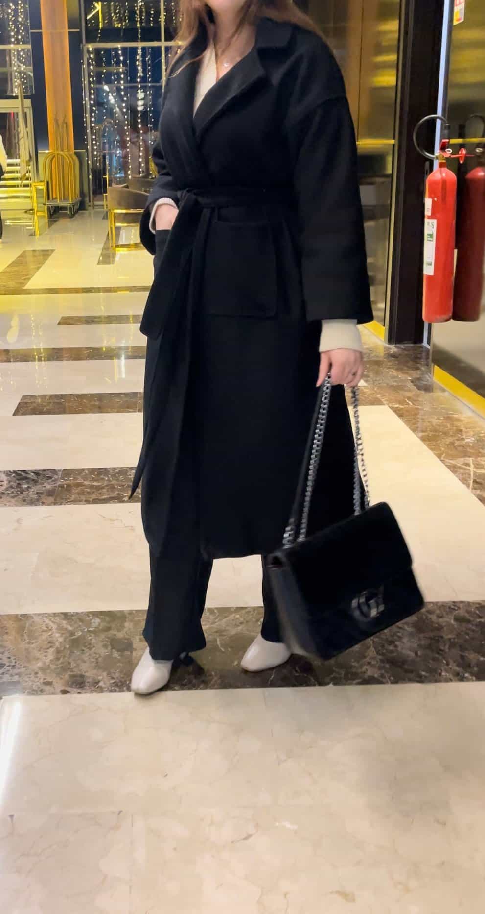 Manteau femme en cashemire model 2025
