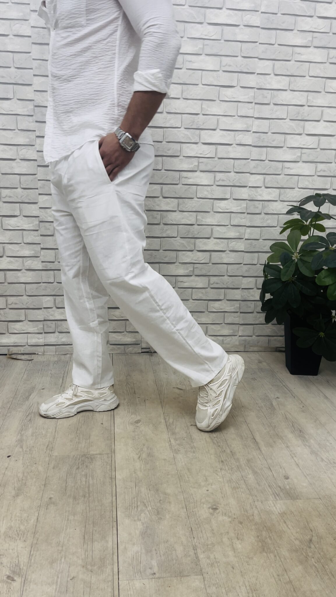 Pantalon emporio armani 100% Lin