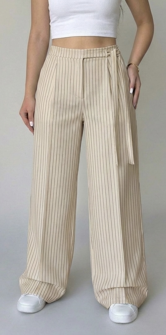 Pantalon a rayures lesmella