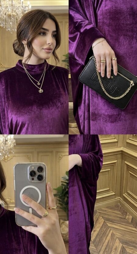قمر robe abaya