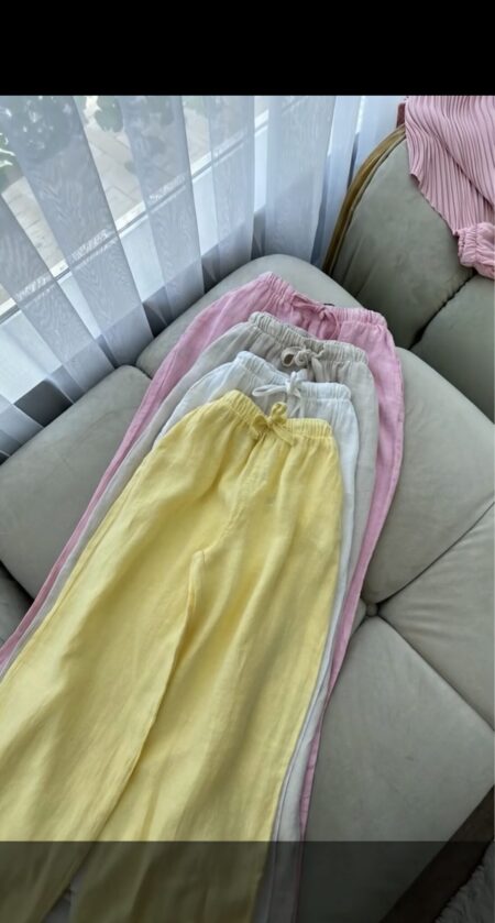 Pantalon en lin by l’esmella