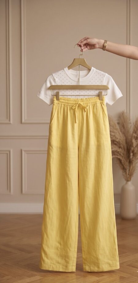 Pantalon en lin by l’esmella