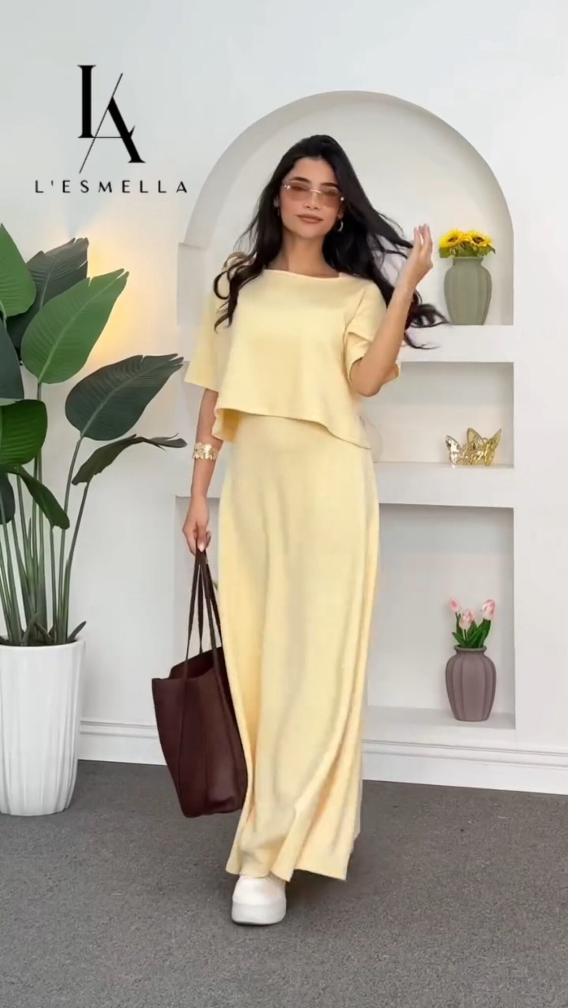 Duo Maxi Robe & Crop Top