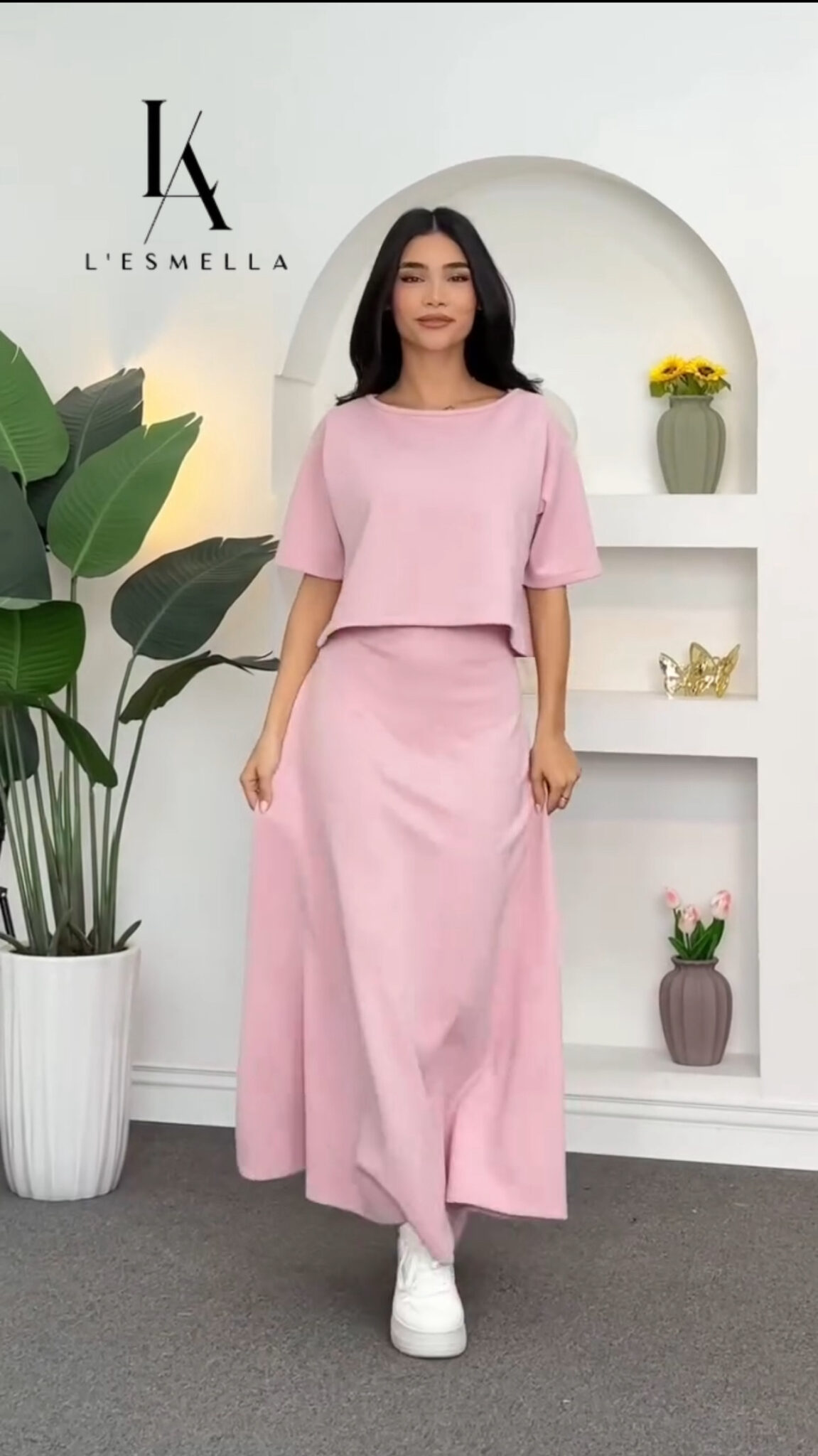Duo Maxi Robe & Crop Top