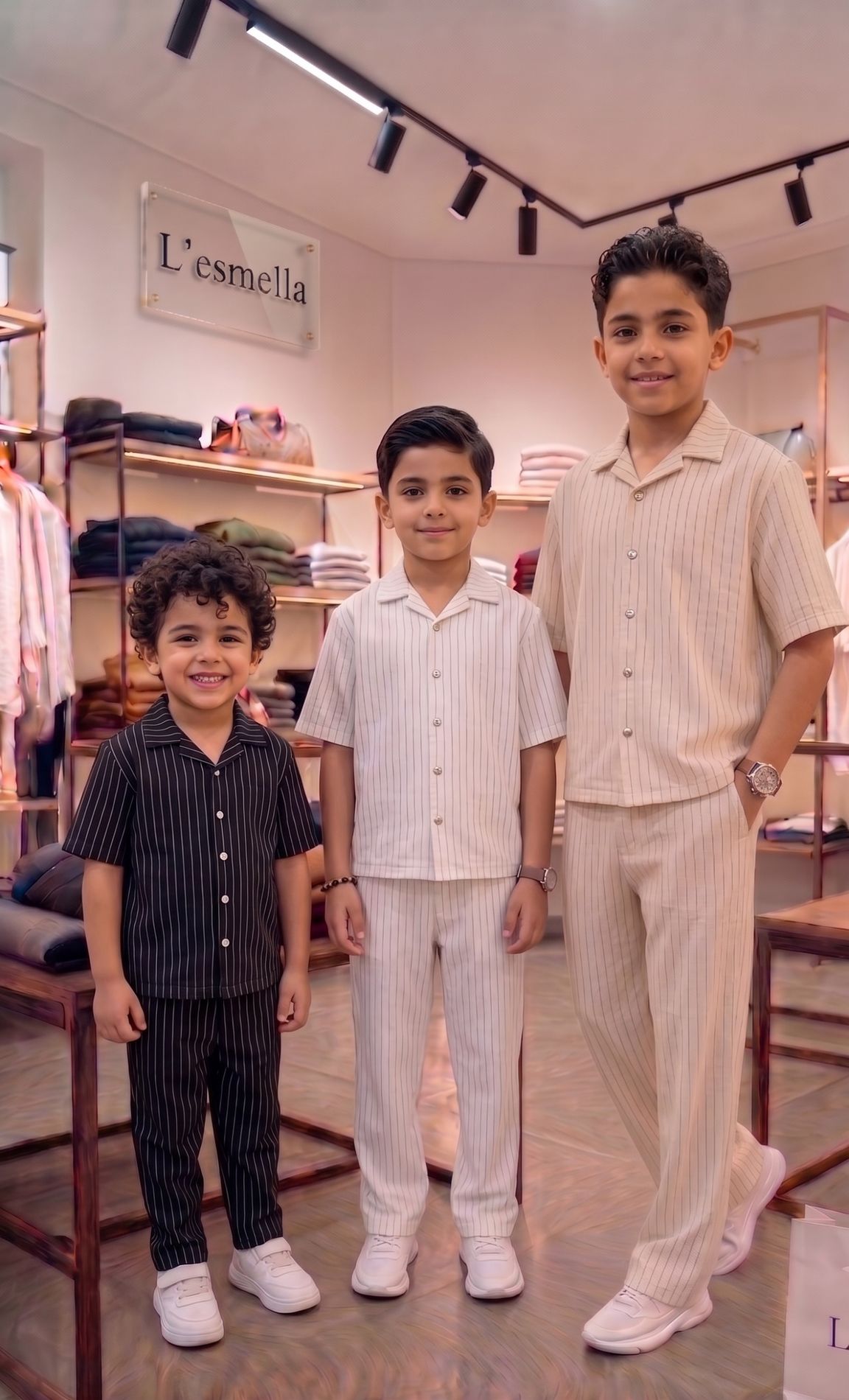 Ensembles rayés enfants